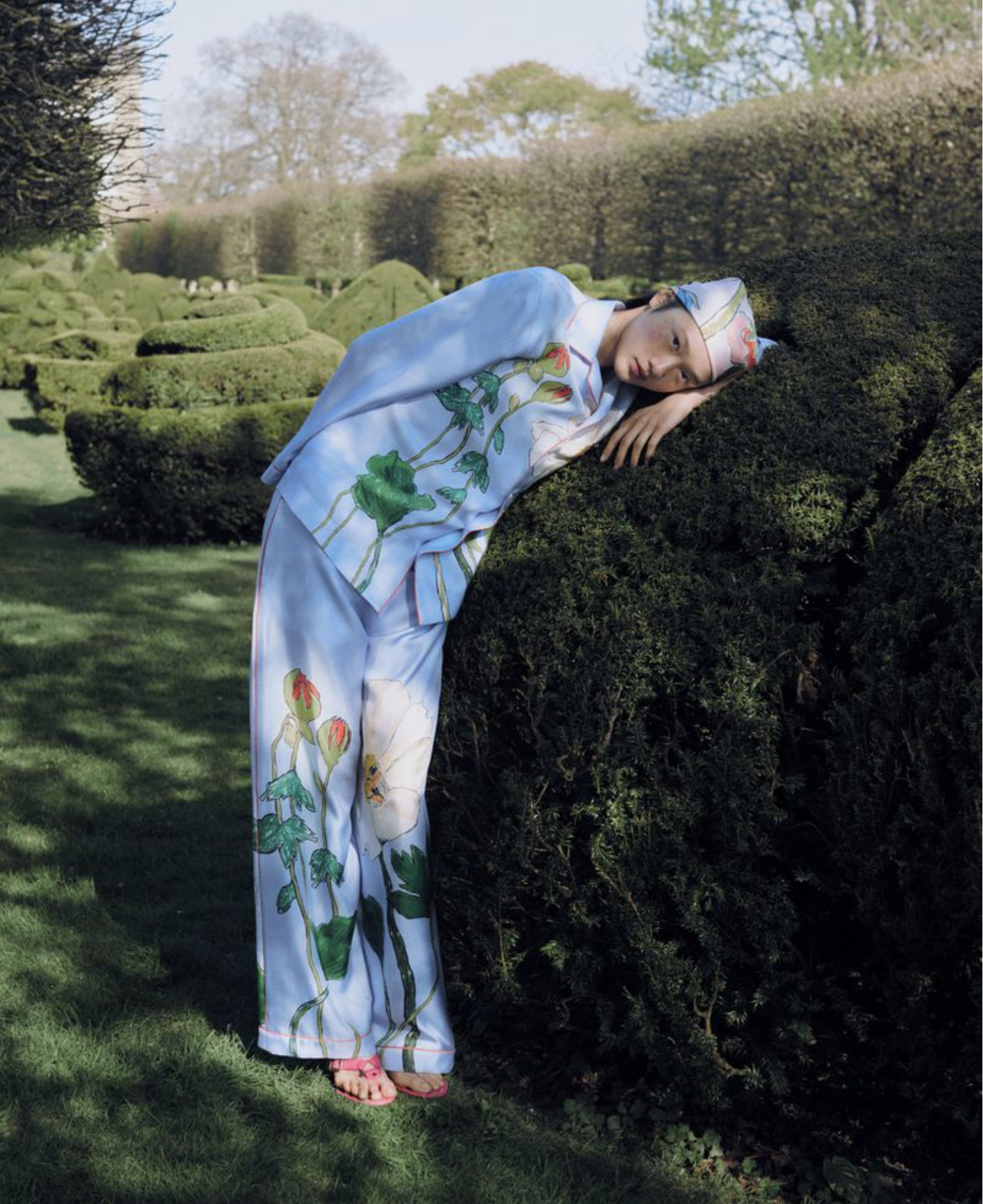 Burberry X Highgrove with Venus He by Sam Copeland for Telegraph